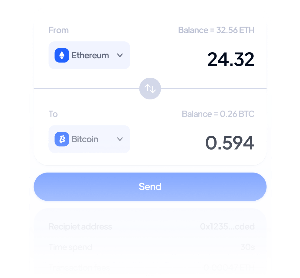 Instant Crypto Tranfers CoinSWS 
